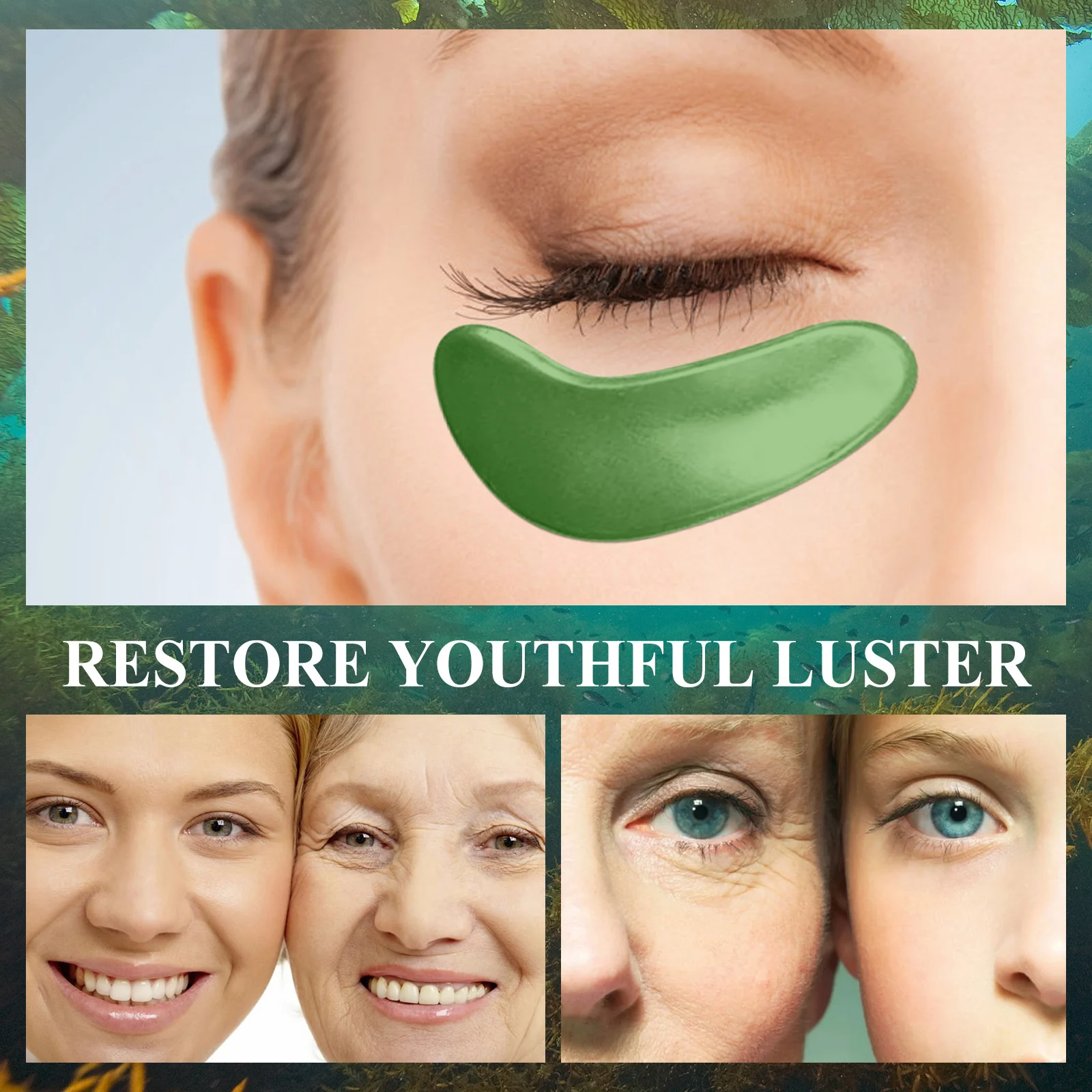 West Month Seaweed Firming Eye Mask for Wrinkles, Dark Circles & Puffy Eyes 5 seaweed firming eye mask wes 7bm2j5h7 desc 5