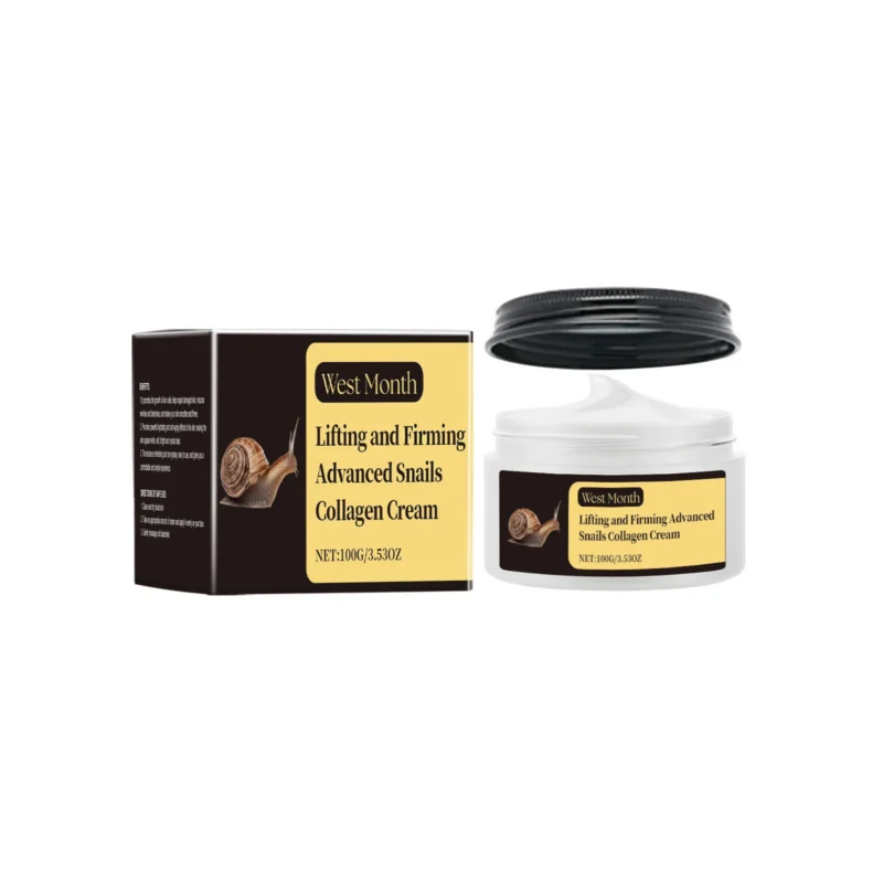 West Month Snail Collagen Firming Cream for Wrinkles, Moisturizing & Brightening