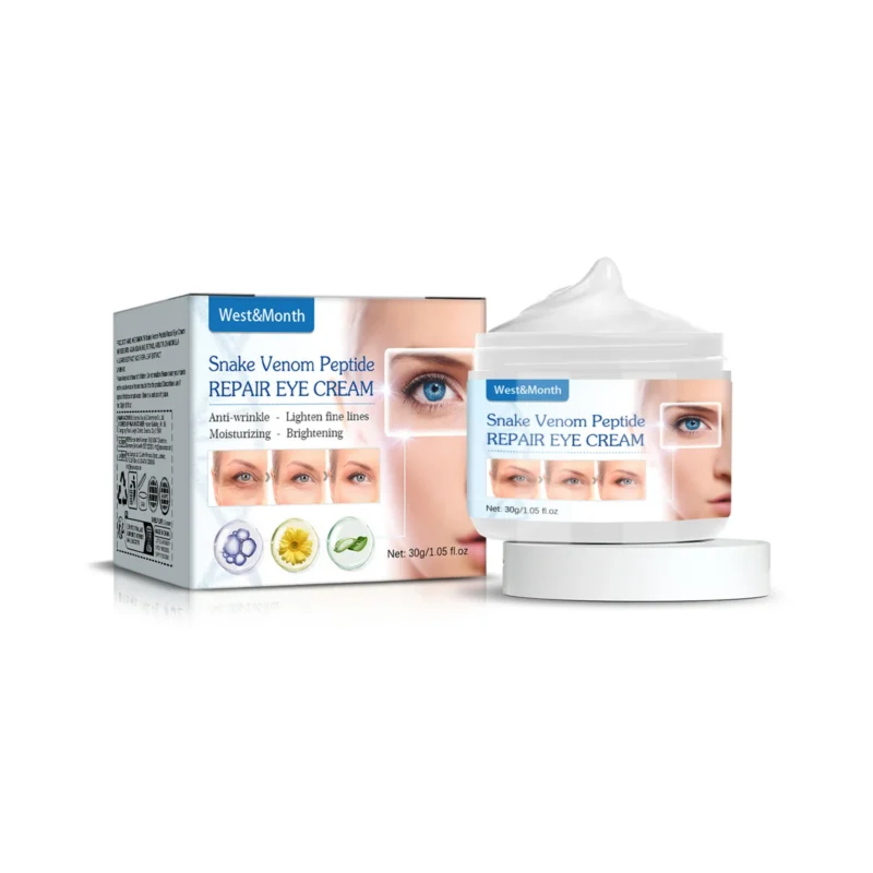 West Month Snake Venom Peptide Repair Eye Cream Anti Wrinkle Moisturizing Dark Circles