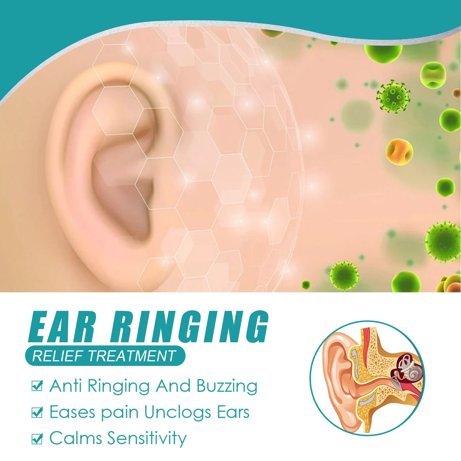West Month Tinnitus Ear Drops for Ringing, Itchy Ears, Pain Relief, and Ear Cleaning 6 tinnitus ear drops ear care wes 3gdyb2wr desc 6