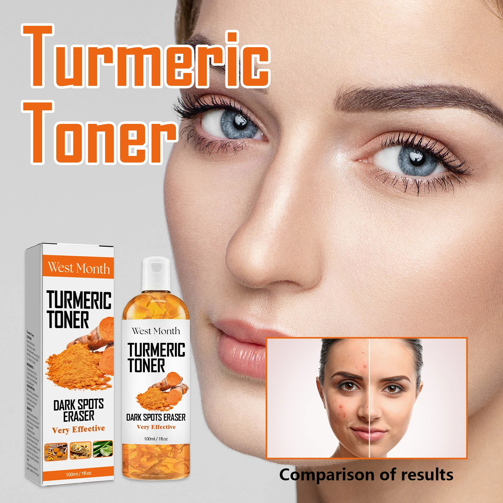 West Month Turmeric Toner for Dark Spots, Hydrating Facial Toner for Glowing Skin 2 turmeric dark spot toner wes j5jfmp5v desc 2