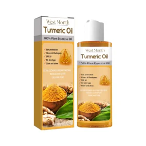 West Month Turmeric Oil for Face Brightening Dark Spot Reduction Hydrating Glow