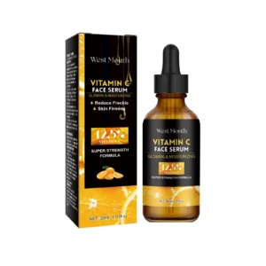 West Month Vitamin C Face Serum - Anti-Aging, Brightening, Moisturizing, 12.5% Super Strength Formula