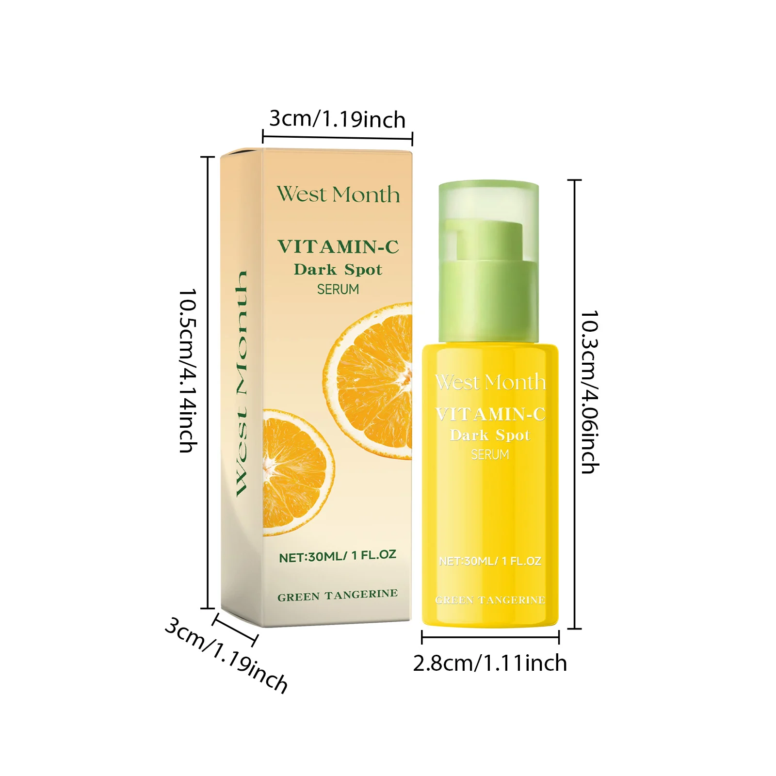 West Month Vitamin C Serum for Brightening, Hydration & Dark Spot Reduction 1 vitamin c serum wes p9538c8y desc 1